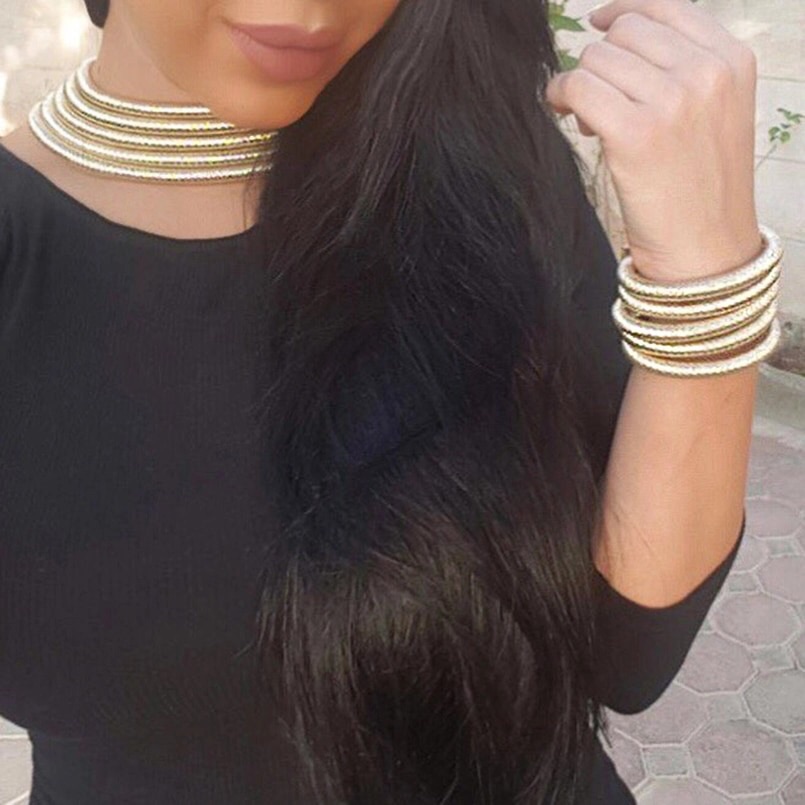 Choker Necklace Set